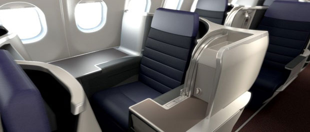 With 43-inch seat pitch, passengers have all the space they need to continue working comfortably.