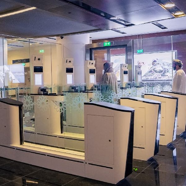 New biometric egates at Muscat International