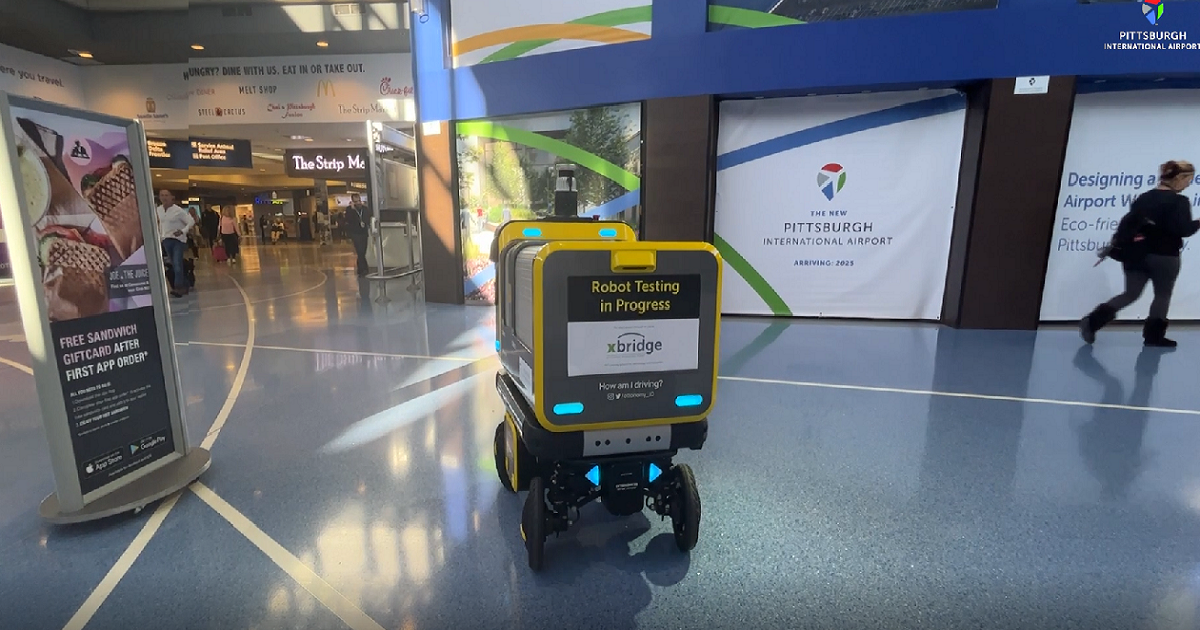 Pittsburgh trials robots to deliver products to passengers