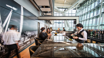 Plaza Premium lounge at Heathrow T5