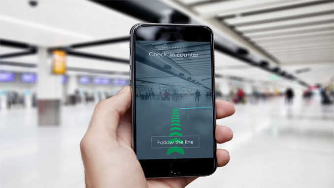 Gatwick uses augmented reality for wayfinding