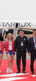 STARLUX makes its first flight to United States