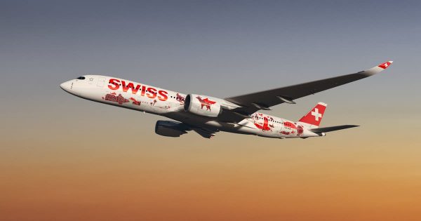 First SWISS Airbus A350 makes its first passenger flight