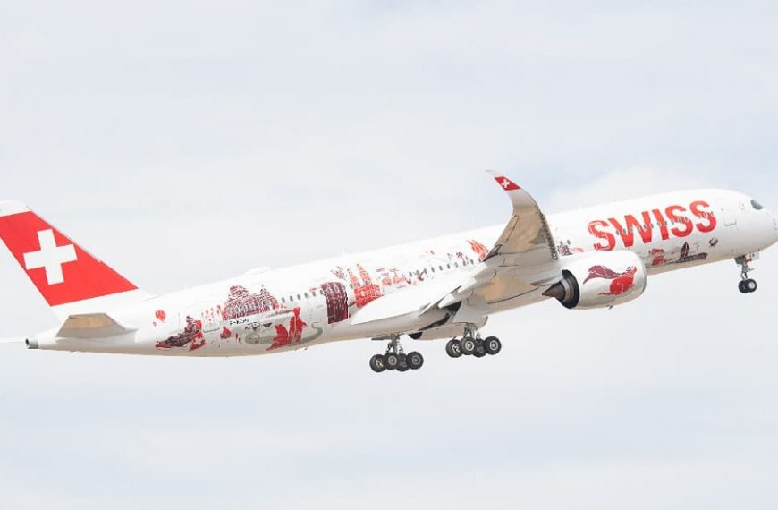SWISS Airbus A350 makes first revenue longhaul flight