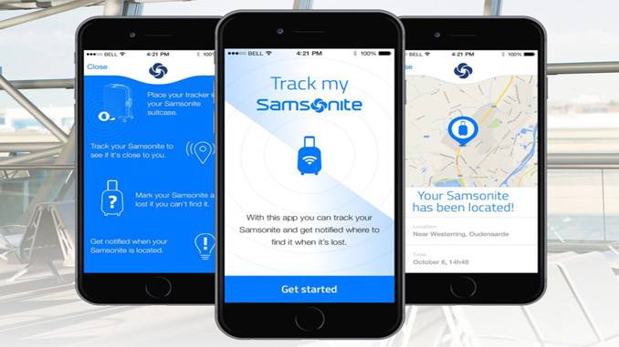 Samsonite introduces Track&Go solution to find lost bags