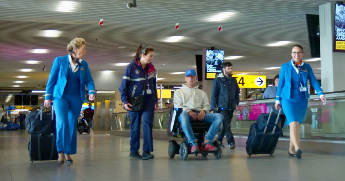 Schiphol Amsterdam trial autonomous wheelchair for passengers