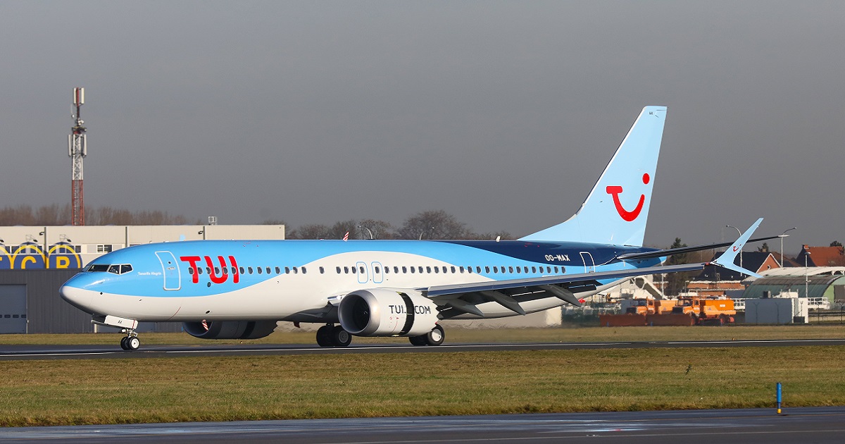 TUI fly Belgium flies first 737 MAX in Europe since 2019