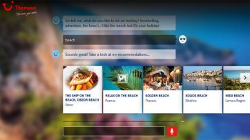 Thomson trials chatbot search tool for holiday suggestions