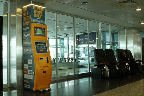 Airports deploy foreign currency exchange kiosks