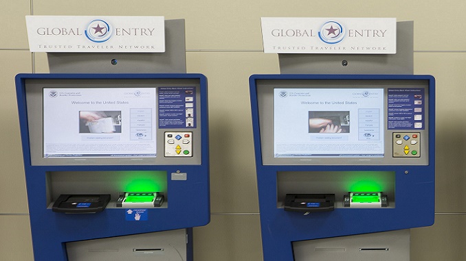 US Global Entry kiosks