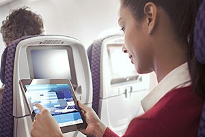 First United regional jet with Wi-Fi