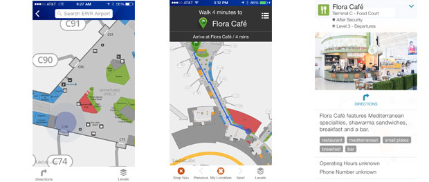 United app adds indoor maps for seven US hubs