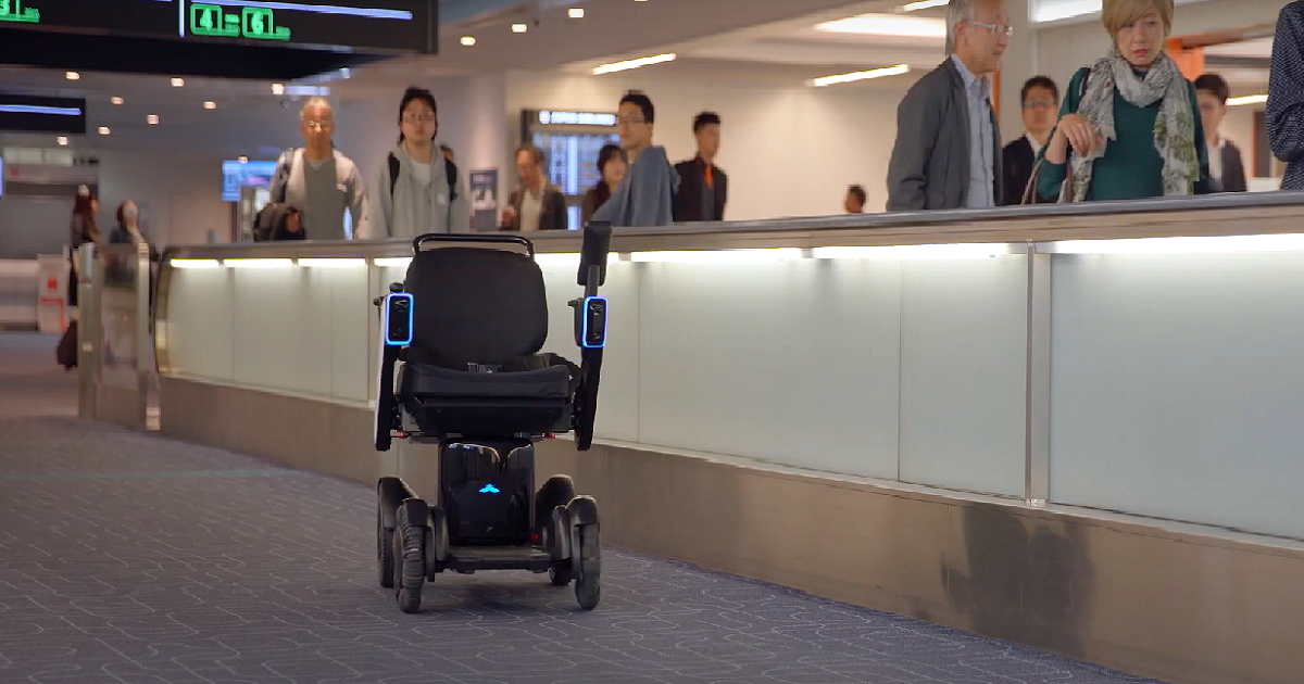 WHILL self-driving wheelchair returns to base